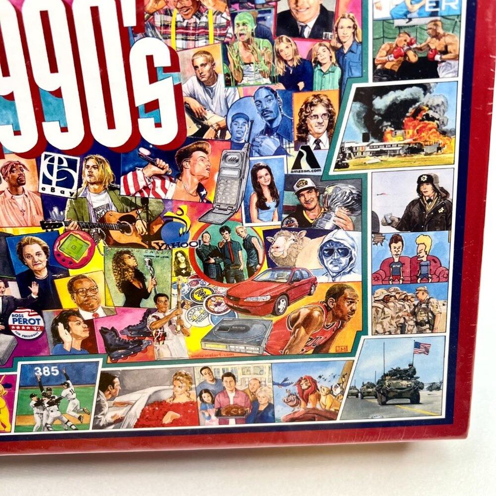 New White Mountain The 90s 1000 Piece Puzzle - Picture 4 of 7